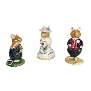 Royal Doulton‎ Brambley Hedge Collection 1928, Poppy Eyebright, Dusty Dogwood,